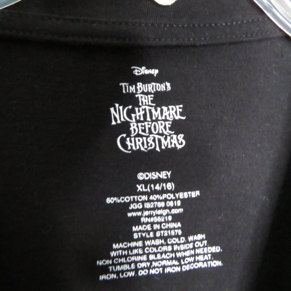 The Nightmare Before Christmas Women's Size 14/16 Long Sleeve T-Shirt + MousePad - Picture 4 of 10